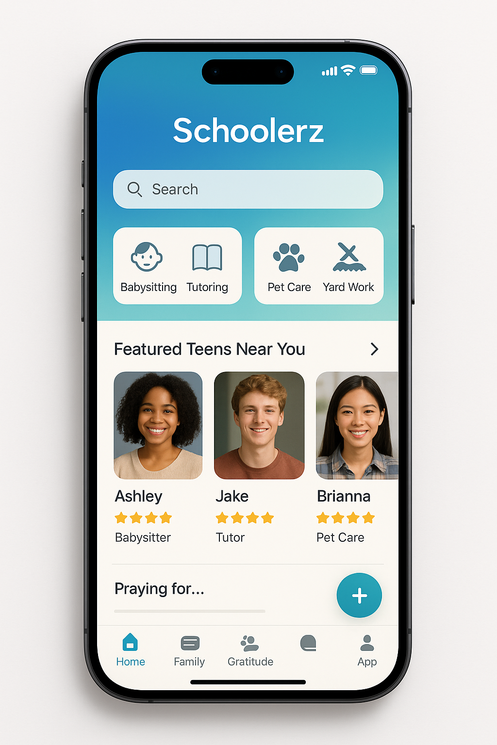 Schoolerz - Teens helping families thrive